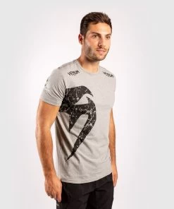 Venum T Shirt Giant Grijs Vechtsport Kleding -Boksen Winkel venum venum t shirt giant grijs vechtsport kleding 5