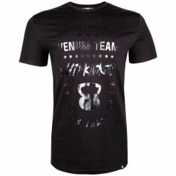 Venum T Shirts Wod Kicker Black Venum Sport Kleding -Boksen Winkel venum venum t shirts wod kicker black venum sport 2