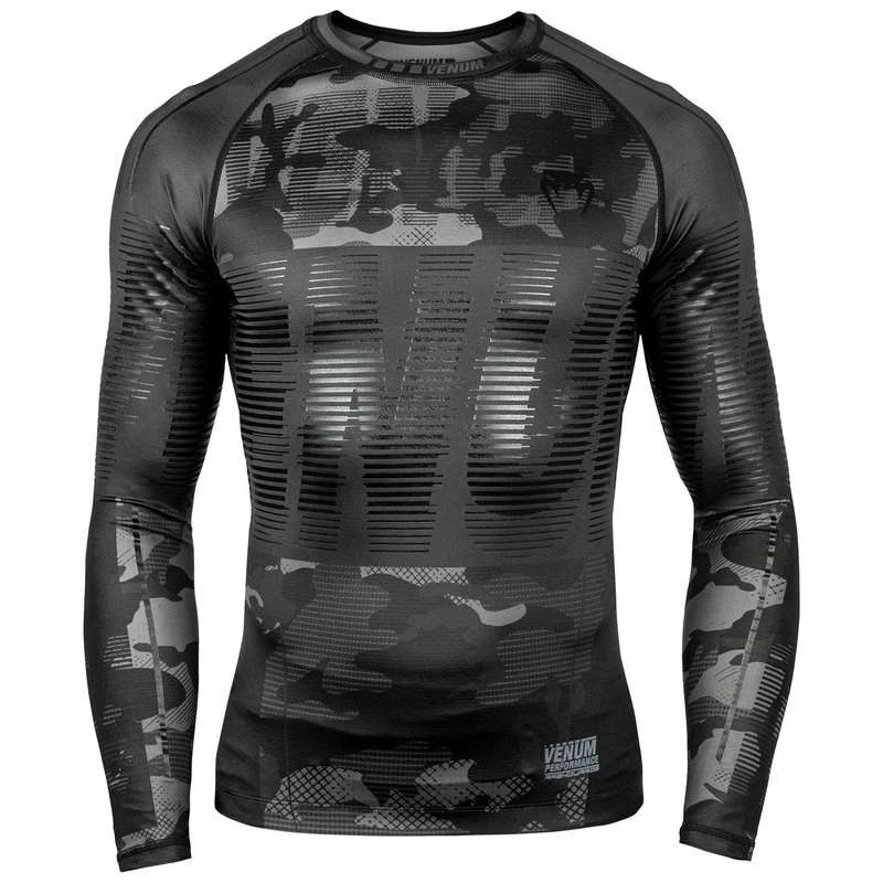 Venum Tactical Rash Guard L/S Compressieshirt Camo Zwart 7 Venum Tactical Rash Guard L/S Compressieshirt Camo Zwart - Afbeelding 5