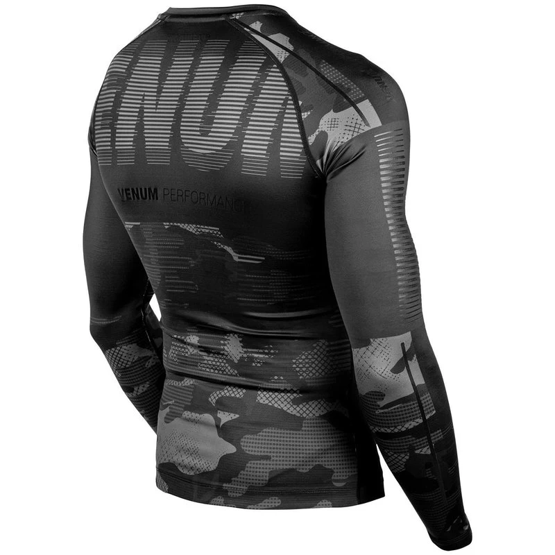 Venum Tactical Rash Guard L/S Compressieshirt Camo Zwart 8 Venum Tactical Rash Guard L/S Compressieshirt Camo Zwart - Afbeelding 6