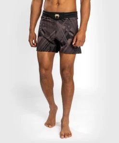 Venum Tecmo 2.0 Fight Shorts Zwart Bruin -Boksen Winkel venum venum tecmo 20 fight shorts zwart bruin 5