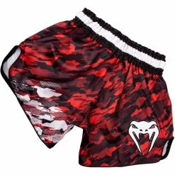 Venum Tecmo Thai Kickboks Broekjes Rood Venum Kleding -Boksen Winkel venum venum tecmo thai kickboks broekjes rood venu 3