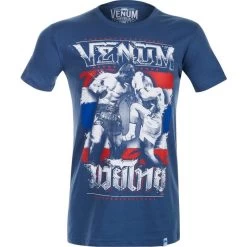 Venum Thai Chok T-Shirt Blauw Kickboksen Venum Fightshop Nederland