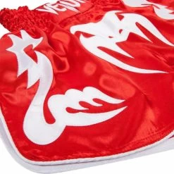 Venum Thai Kickboks Broekjes Bangkok Inferno Rood Kickboks Kleding -Boksen Winkel venum venum thai kickboks broekjes bangkok inferno 3