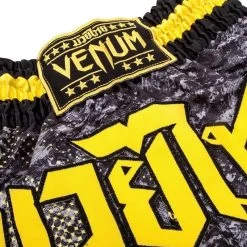 Venum Tramo Kickboks Muay Thai Broekje Zwart Grijs 9 Venum Tramo Kickboks Muay Thai Broekje Zwart Grijs -Boksen Winkel venum venum tramo kickboks muay thai broekje zwart 3