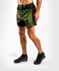 Venum TROOPER Fightshorts Forest Camo Zwart -Boksen Winkel venum venum trooper fightshorts forest camo zwart 3