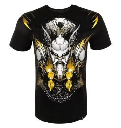 Venum Viking 2.0 T-shirt Zwart Geel -Boksen Winkel venum venum viking 20 t shirt zwart geel 2