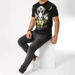 Venum Viking 2.0 T-shirt Zwart Geel -Boksen Winkel venum venum viking 20 t shirt zwart geel 6