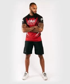 Venum X ONE FC Dry Tech T-shirt Rood Zwart 13 Venum X ONE FC Dry Tech T-shirt Rood Zwart -Boksen Winkel venum venum x one fc dry tech t shirt rood zwart 4