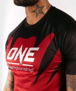 Venum X ONE FC Dry Tech T-shirt Rood Zwart 15 Venum X ONE FC Dry Tech T-shirt Rood Zwart -Boksen Winkel venum venum x one fc dry tech t shirt rood zwart 6