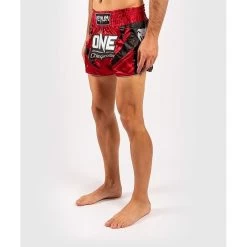 Venum X ONE FC Muay Thai Kickboks Broekje Rood -Boksen Winkel venum venum x one fc muay thai kickboks broekje ro 5