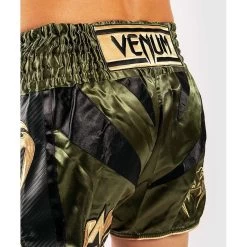 Venum X ONE FC Muay Thai Short Khaki Gold -Boksen Winkel venum venum x one fc muay thai short khaki gold 4