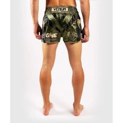Venum X ONE FC Muay Thai Short Khaki Gold -Boksen Winkel venum venum x one fc muay thai short khaki gold 5