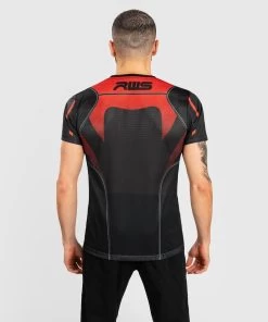 Venum X RWS Dry Tech Training T-shirt Zwart Rood -Boksen Winkel venum venum x rws dry tech training t shirt zwart 6
