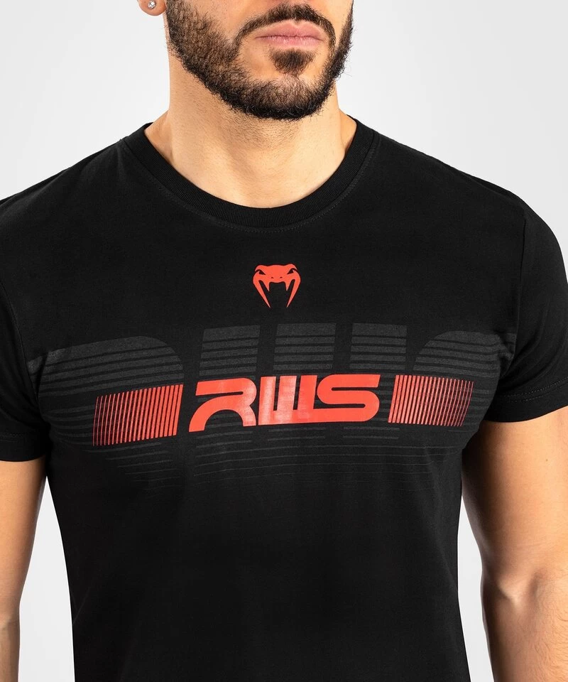 Venum X RWS Katoenen T-shirt Zwart Rood 4 Venum X RWS Katoenen T-shirt Zwart Rood - Afbeelding 2
