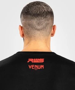 Venum X RWS Katoenen T-shirt Zwart Rood 14 Venum X RWS Katoenen T-shirt Zwart Rood -Boksen Winkel venum venum x rws katoenen t shirt zwart rood 5
