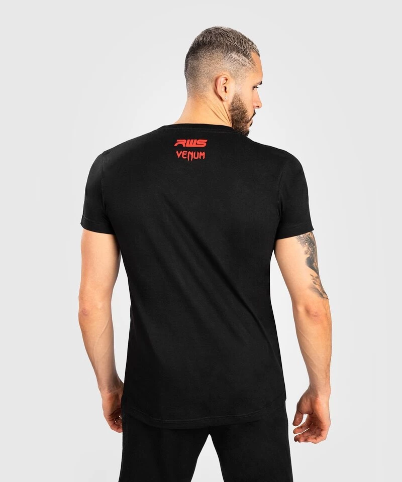 Venum X RWS Katoenen T-shirt Zwart Rood 3 Venum X RWS Katoenen T-shirt Zwart Rood