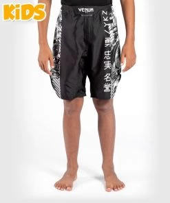 Venum YKZ21 Fight Shorts Voor Kinderen Zwart Wit 20 Venum YKZ21 Fight Shorts Voor Kinderen Zwart Wit -Boksen Winkel venum venum ykz21 fight shorts voor kinderen zwart 8