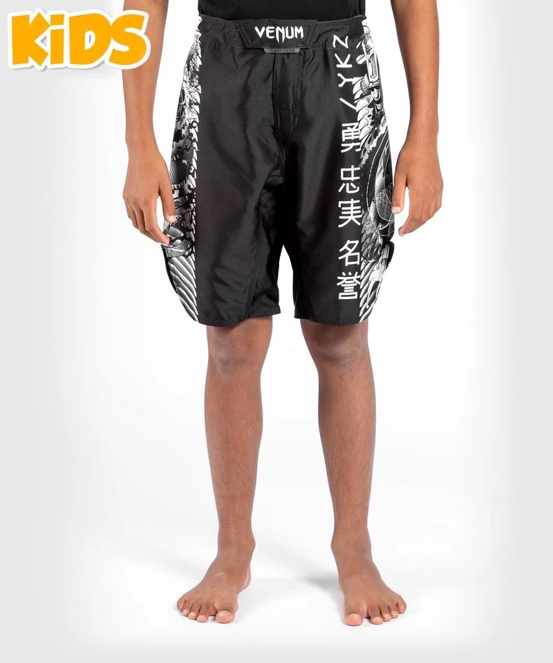 Venum YKZ21 Fight Shorts Voor Kinderen Zwart Wit 11 Venum YKZ21 Fight Shorts Voor Kinderen Zwart Wit - Afbeelding 9